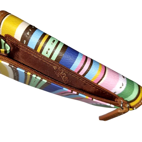 Fossil Multicolor Striped Wallet - Picture 3 of 7